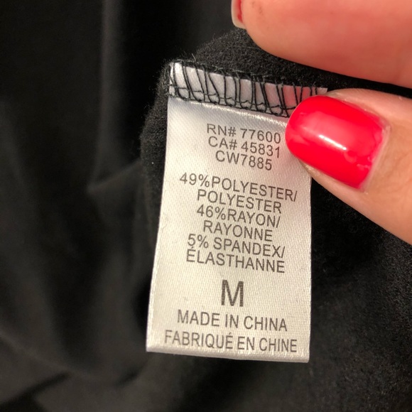 Brand new Chaser cropped hoodie in all black - Picture 6 of 9